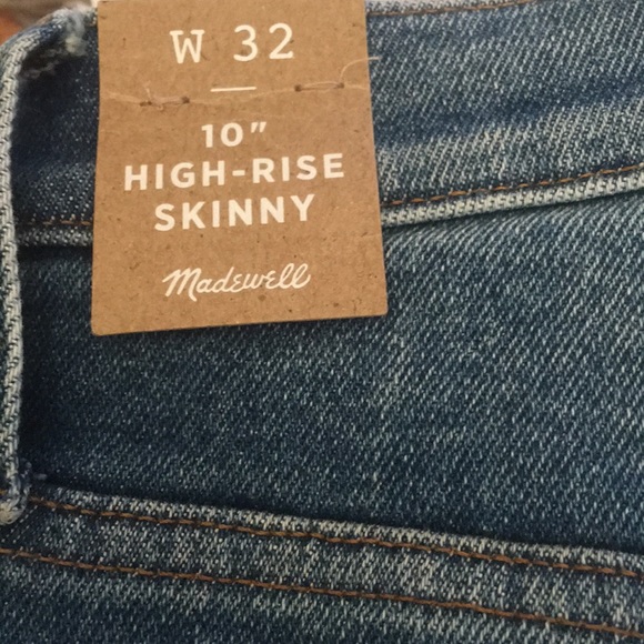 NWT Madewell 10" High-Rise Skinny Jeans in Cordova - Picture 3 of 7